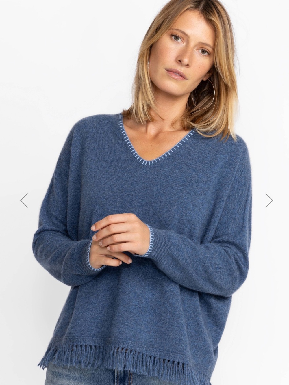 NWT Johnny Was Izy Whipstitch Sweater